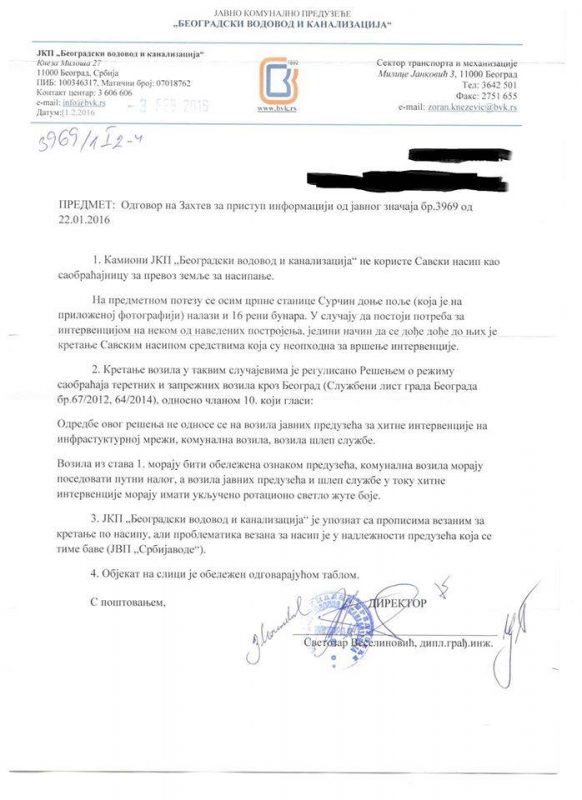kamioni na nasipu