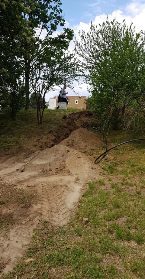 Pogled sa savskog keja, tj. sa reke.